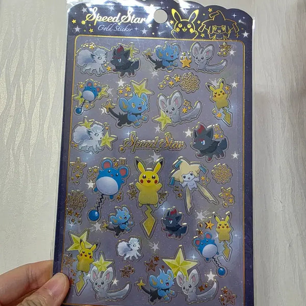 [BUNJANG] Pokemon Speed Star Stickers / 포켓몬스터 팝업 스티커 스피드스타 스티커
