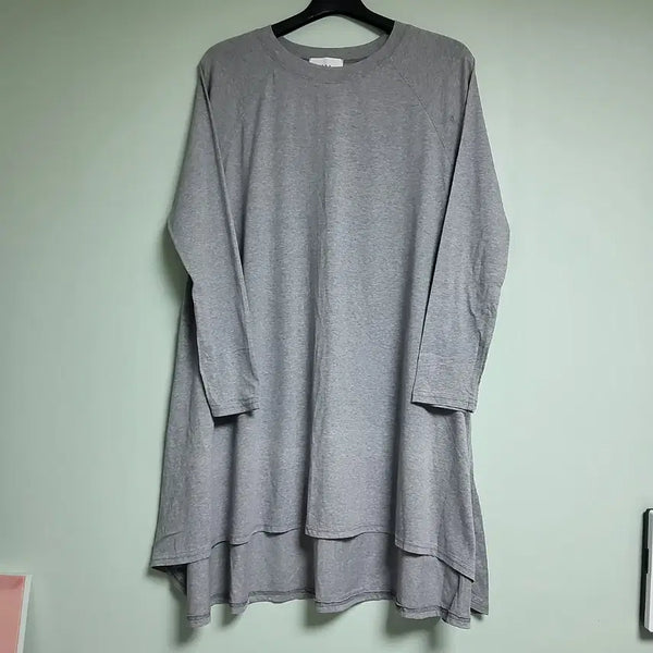 [BUNJANG] A-Line Raglan Long T-Shirt (New) / A라인 레글런 롱티(새제품)