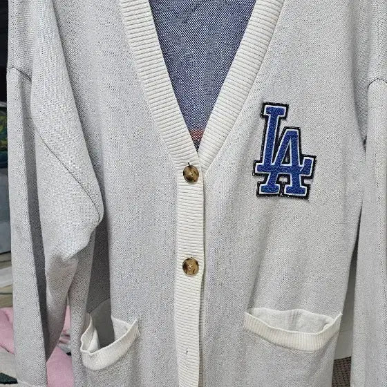 [BUNJANG] MLB LA Dodgers Women's Cardigan / MLB LA 다저스 여성 가디건