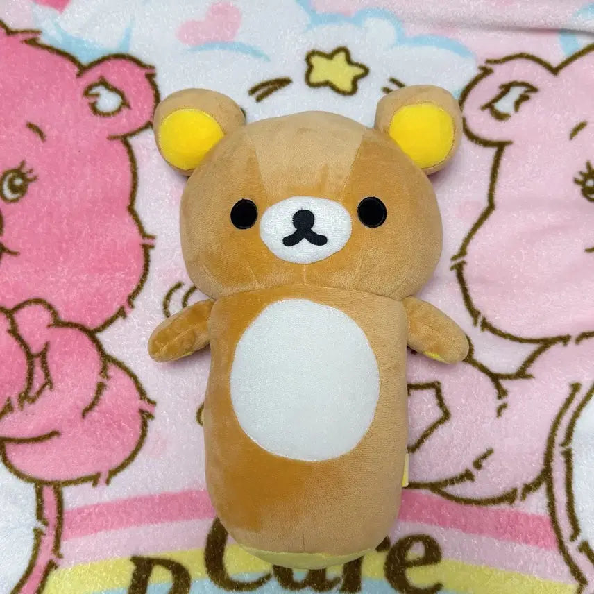 [BUNJANG] 37cm Rilakkuma Cylindrical Plush Cushion / [세일 37cm]상태 굿 정품 원통 리락쿠마 쿠션