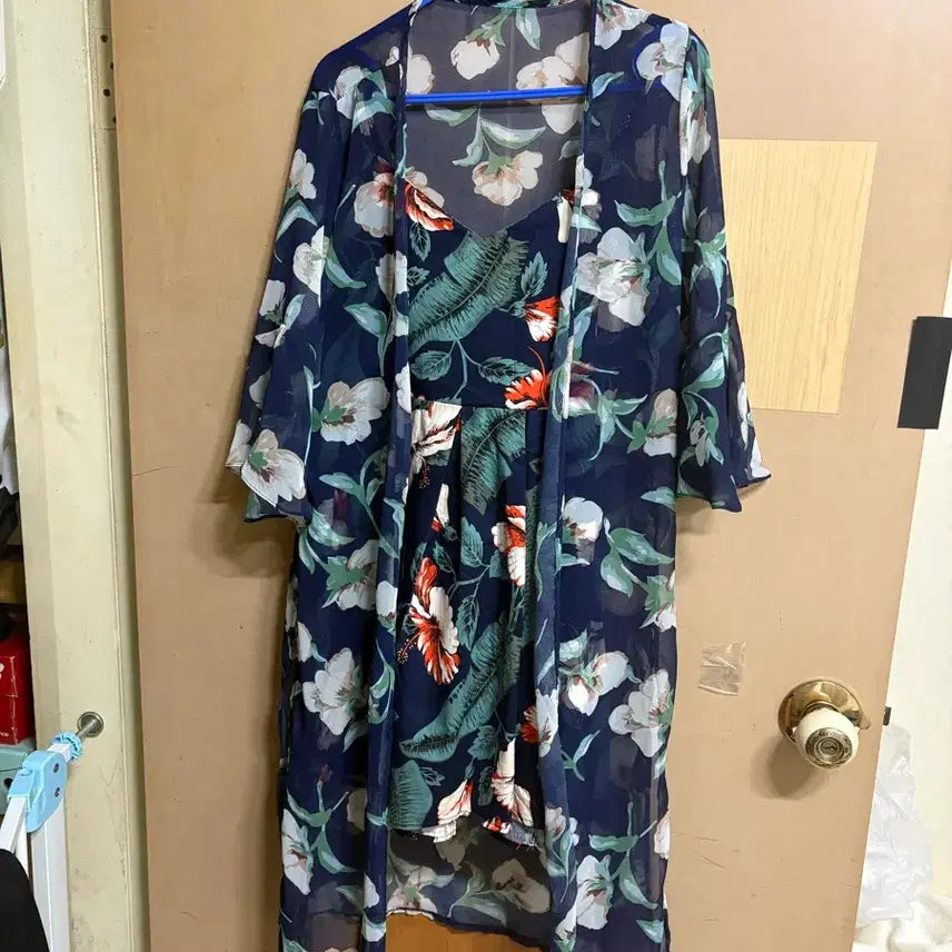[BUNJANG] Resort Mini Dress Set / 하와이 신혼여행 휴양지룩 미니 원피스