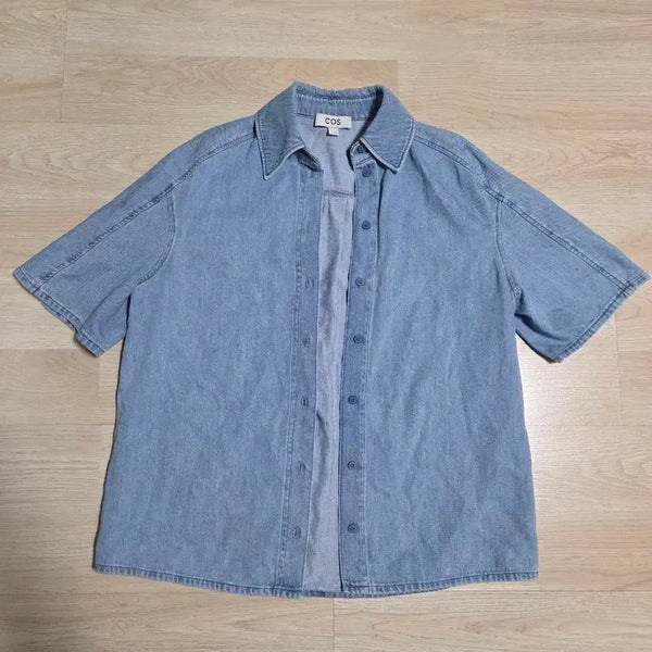 [BUNJANG] COS Denim Short Sleeve Shirt / 코스 반팔 데님셔츠s