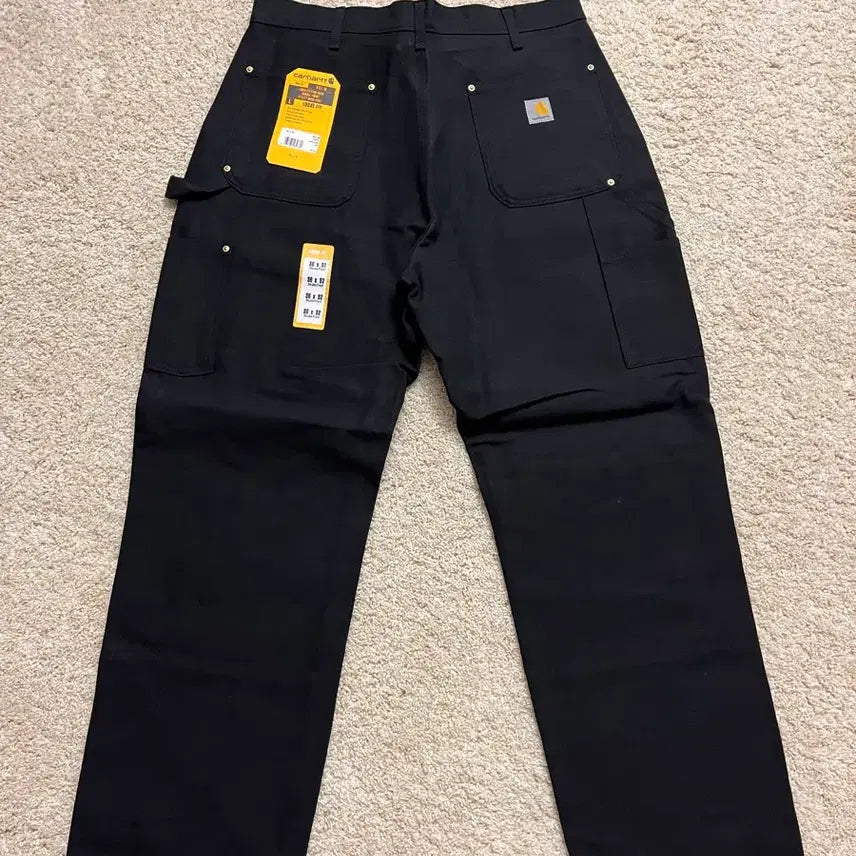 [BUNJANG] Carhartt B01 Double Knee Work Pants Black 36x32 / [새상품/36*32BLK] 칼하트 B01 더블니, 더블 프론트 워크 팬츠
