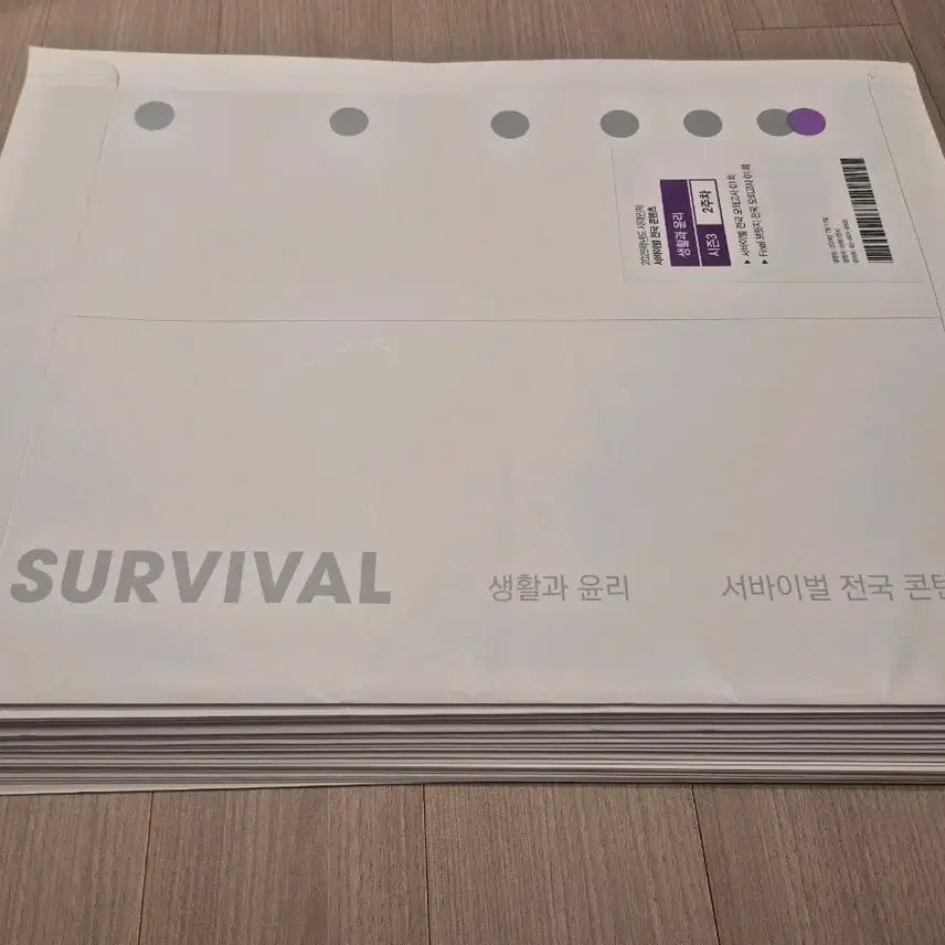[BUNJANG] Sidewalk Ethics 2025 Mock Exam Bundle Set / 2025 생활과윤리 모의고사 시대인재 생윤 모의고사 33회분