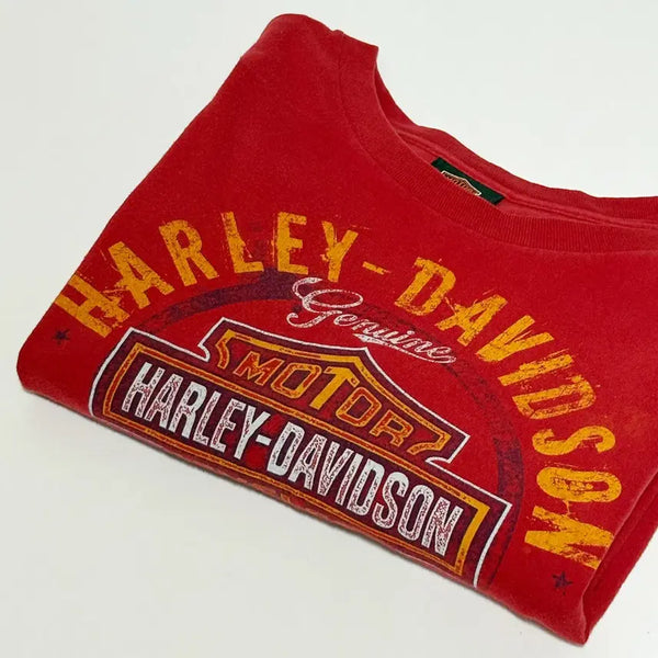 [BUNJANG] Harley Davidson Vintage Red T-Shirt XL / XL)할리 데이비슨 빈티지 레드 티셔츠