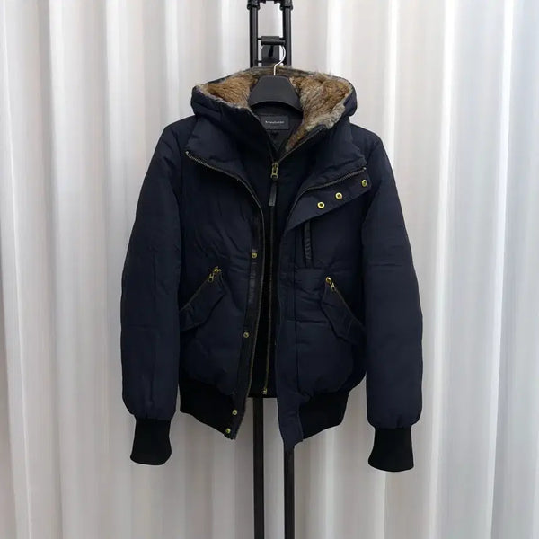 [BUNJANG] Mackage Dixon Padded Jacket Navy Gold / [백화점판 / 36] 맥케이지 딕슨 패딩 네이비 금장