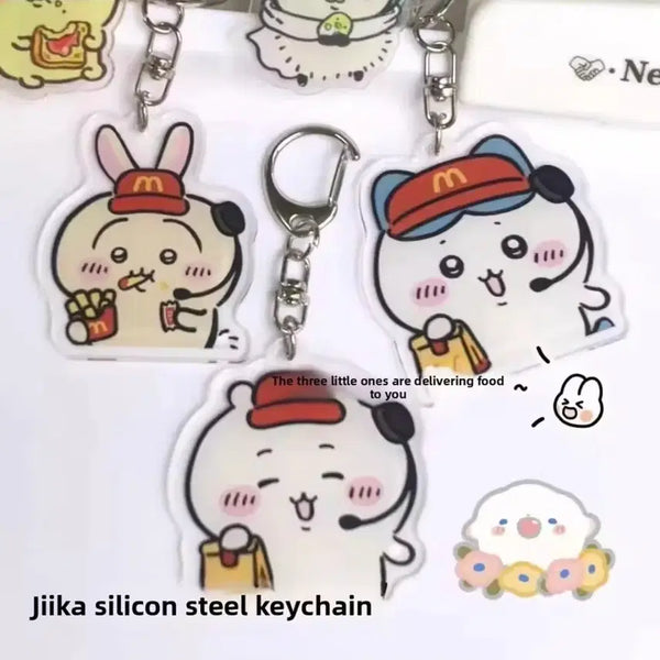 [BUNJANG] McDonald's Chiikawa Acrylic Keychain (New) / 맥도날드 치이카와 아크릴 키링 새제품