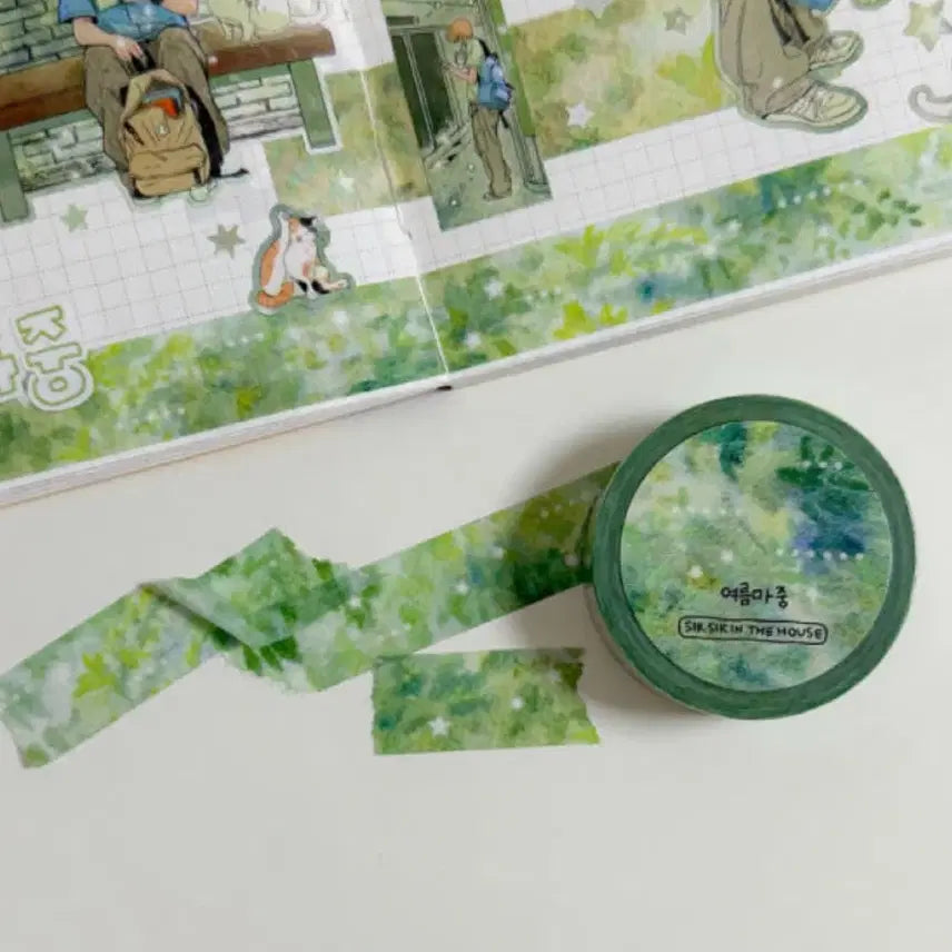 [BUNJANG] SikSik in the House Masking Tape Set / 식식인더하우스 마테띵