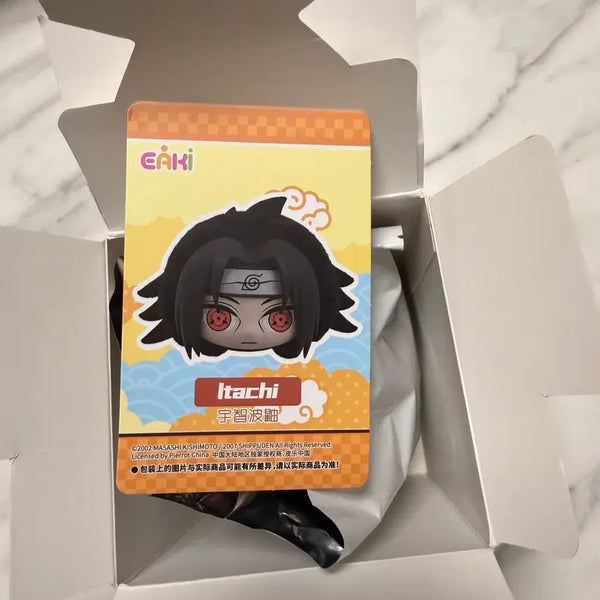 [BUNJANG] EAKI Naruto Shippuden Itachi Cute Beast Party Plush Keychain (Sealed) / [정품]EAKI 나루토 질풍전 인형 키링 이타치(미개봉 새상품)