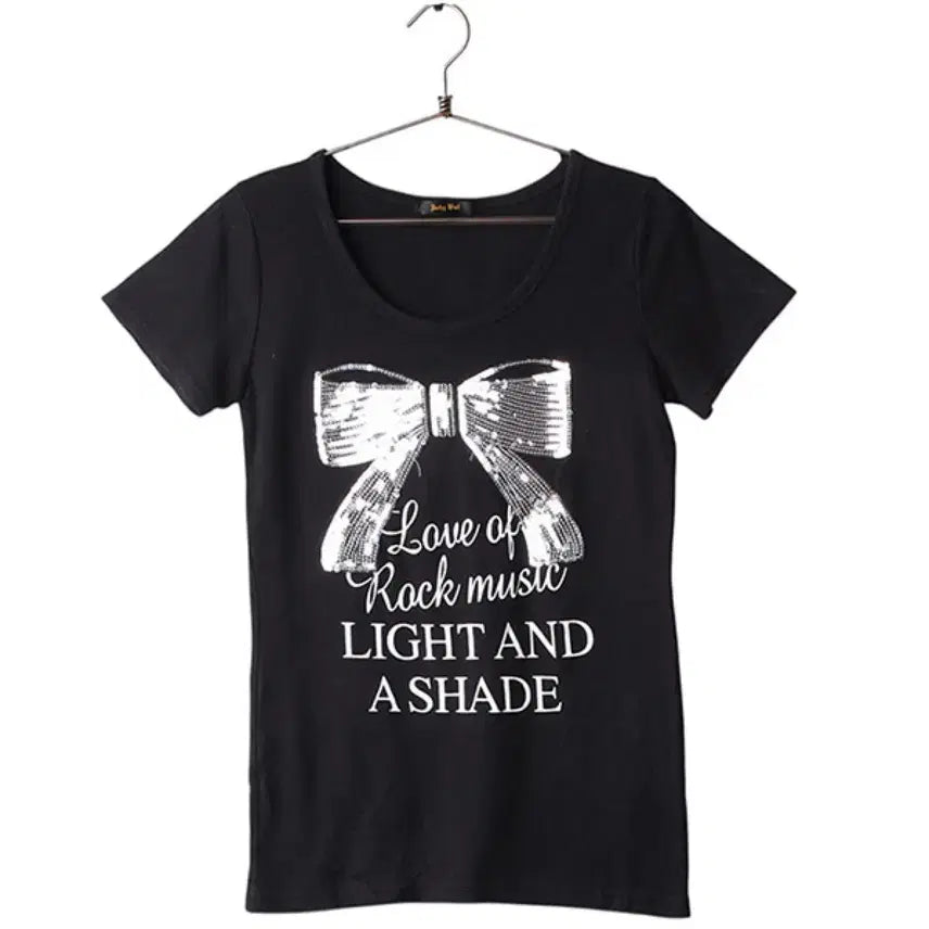 [BUNJANG] JOKY GAL Vintage Cotton T-Shirt / JOKY GAL 빈티지1/2코튼티 갸루 블랙 Y2K