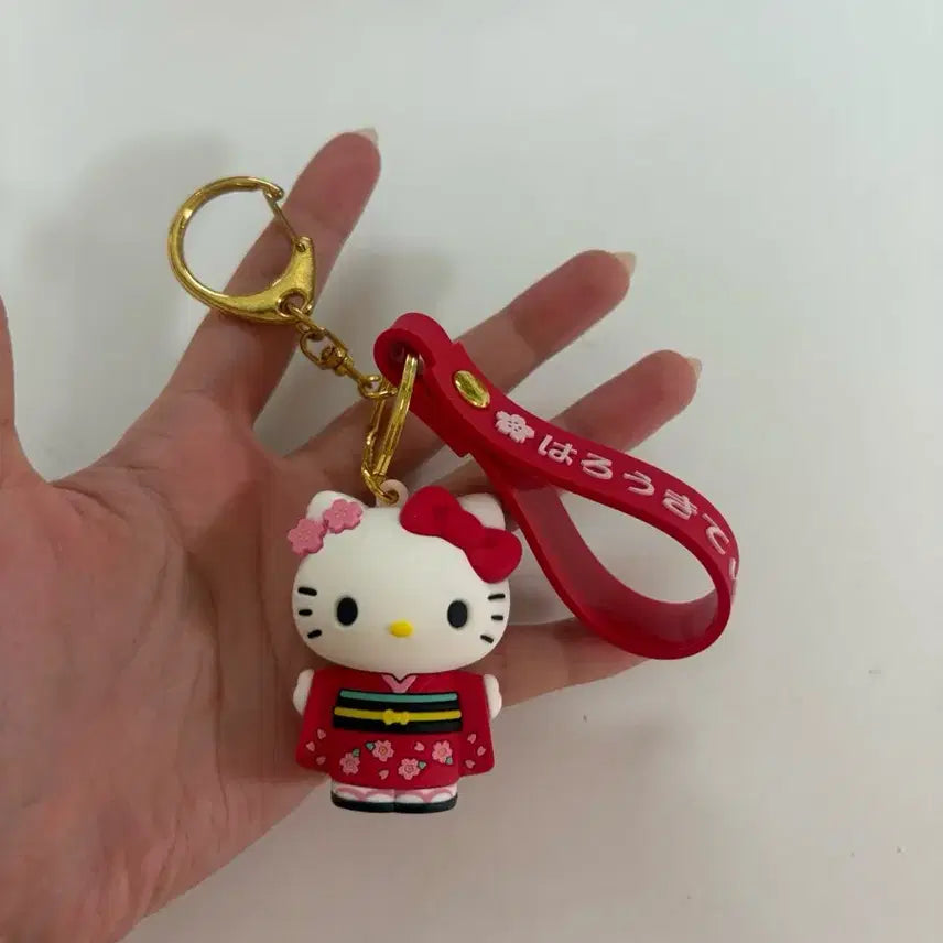 [BUNJANG] Hello Kitty Kimono Keychain Strap / 헬로키티 기모노 키링 스트랩