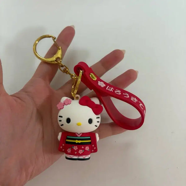 [BUNJANG] Hello Kitty Kimono Keychain Strap / 헬로키티 기모노 키링 스트랩