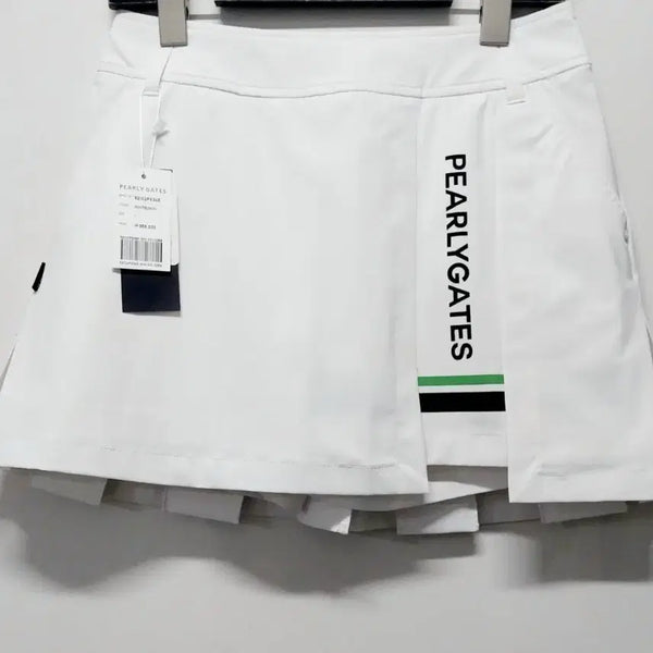 [BUNJANG] Parry Gates Women's Performance Golf Skirt White / 파리게이츠 기능성 골프스판 큐롯스커트(정품.새상품)