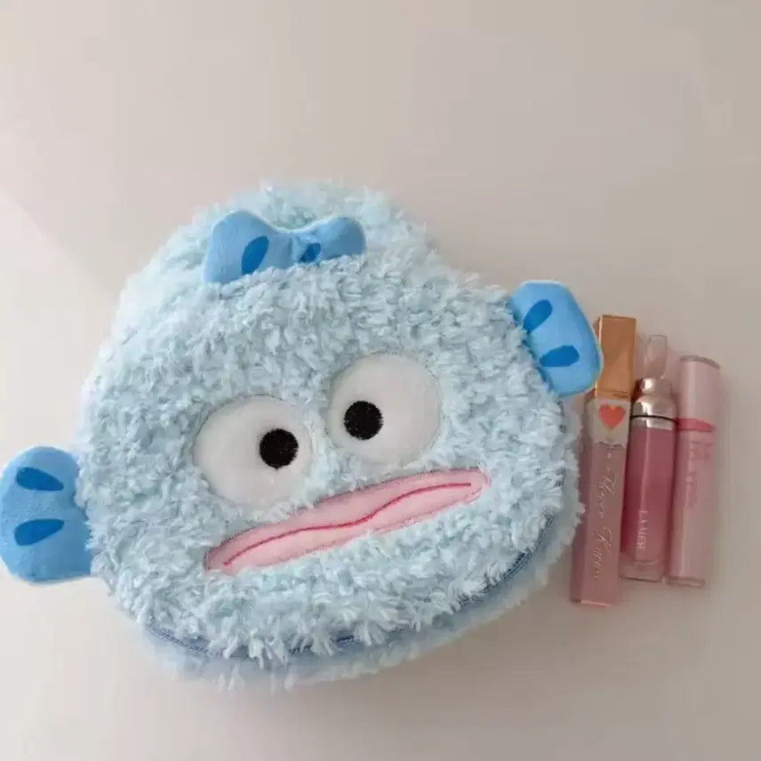 [BUNJANG] Hangyodon Fluffy Pouch / 한교동 뽀글이 파우치