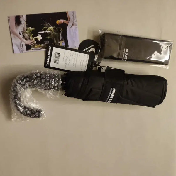 [BUNJANG] Nuart Studio Black Automatic Umbrella & Cover Bag / 최종가격내림)누아트 스튜디오 블랙 자동우산&커버백 새상품