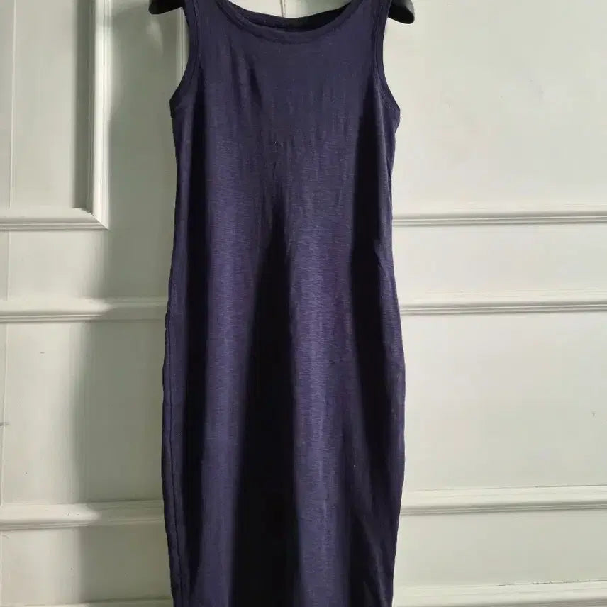 [BUNJANG] H&M Sleeveless Midi Dress Navy / 민소매  원피스 네이비/H.M