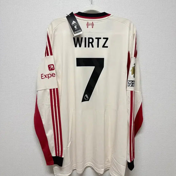 [BUNJANG] Liverpool 25-26 Away Long Sleeve Jersey No. 7 Havertz (XL) / (새상품) 25-26 리버풀 어웨이 긴팔 No.7 비르츠