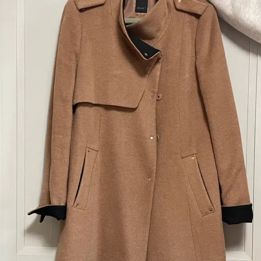 [BUNJANG] ANEVAIWEIWEI Brown Coat Jacket / 아니베에프 브라운 코트 자켓
