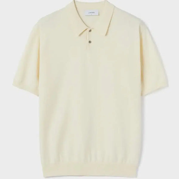 [BUNJANG] Lemond Classic Polo Knit Ivory Size 3 / 르마드 클래식 폴로 니트 아이보리 3사이즈
