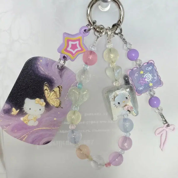 [BUNJANG] Handmade Luminous Kitty Keychain / 핸드메이드 키링 야광키티