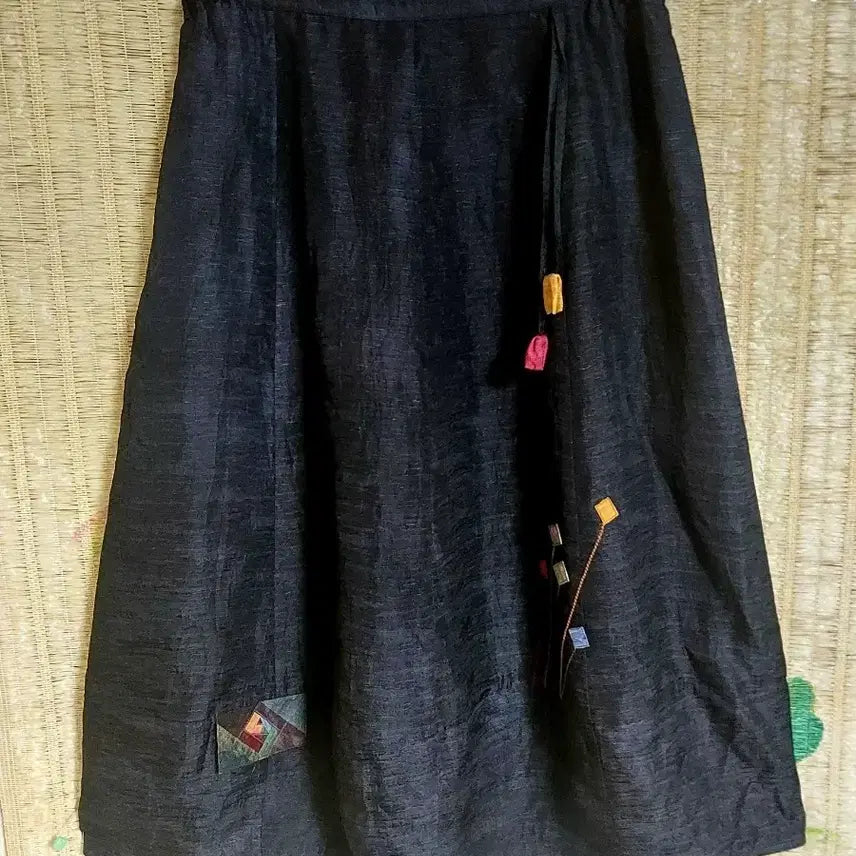 [BUNJANG] Punggi Inyeon (Ginseng Silk) Jar Fit Long Skirt - Size 88 / 새제품)풍기인견 항아리핏 롱 스커트88