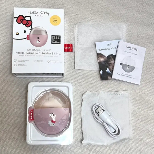 [BUNJANG] Guesske Hello Kitty Facial Hydration Refresher 4-in-1 Mist / 게스케 헬로 키티 페이셜 하이드레이션 리프레셔 4 in 1 수분광채미스트