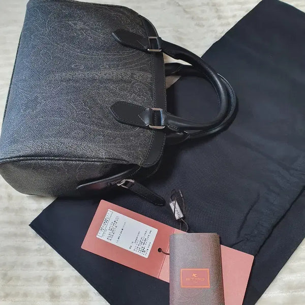 [BUNJANG] Etro Paisley Tote Bag Black / 에트로 가방 페이즐리 토트백 블랙