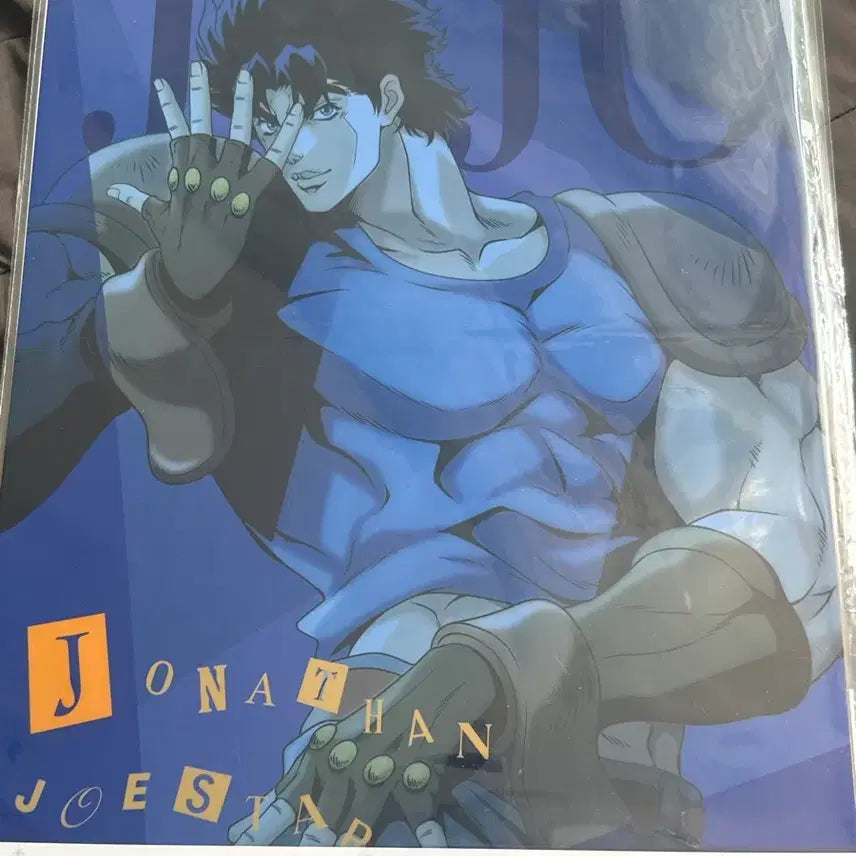 [BUNJANG] JoJo's Bizarre Adventure Ichiban Kuji K Prize Jonathan Clear Poster / 죠죠 이치방쿠지k상 1부 죠나단 클리어 포스터
