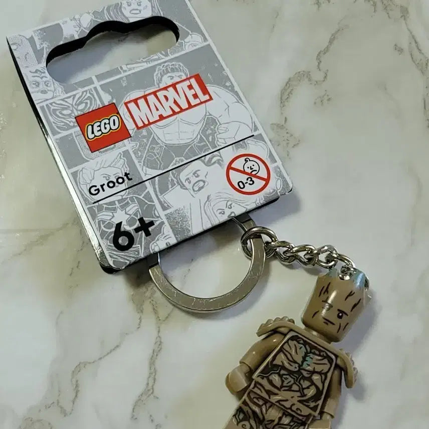 [BUNJANG] LEGO Marvel Groot Keychain New / 레고 마블 그루트 키링 새상품