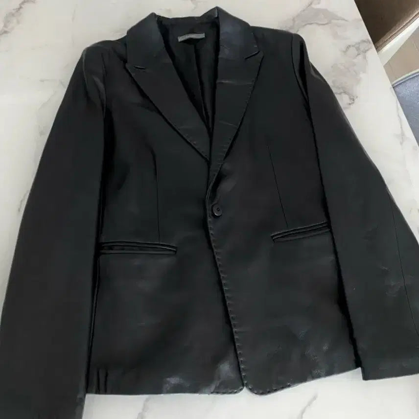 [BUNJANG] CARUSO Italian Lambskin Leather Jacket (Black) / 이태리 양가죽 자켓(블랙)
