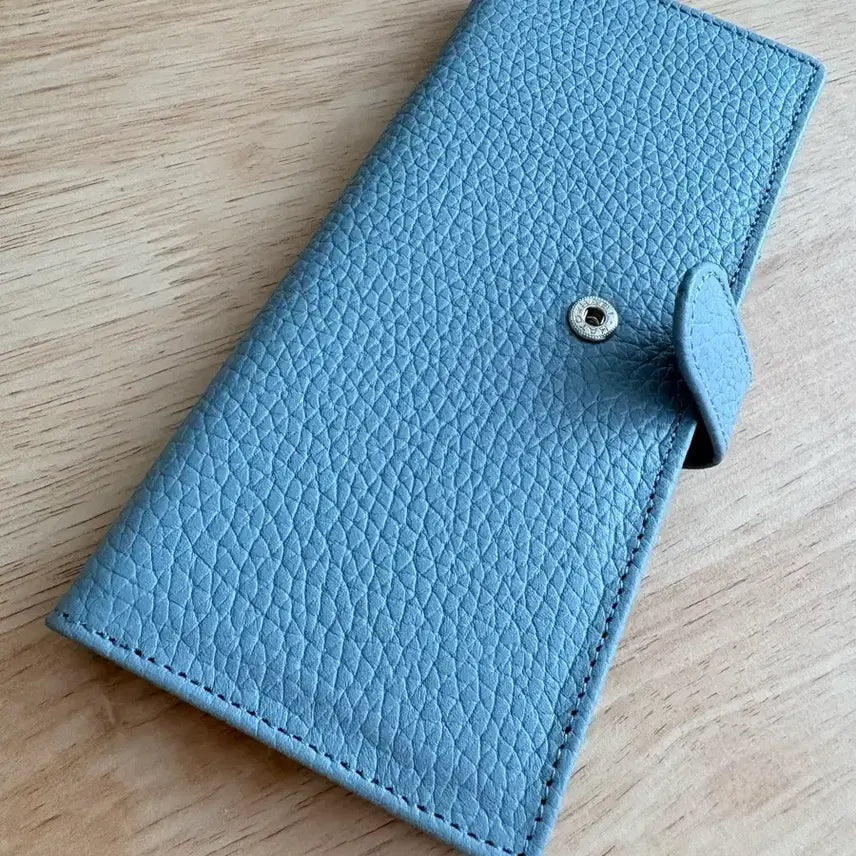 [BUNJANG] Genuine Cowhide Long Wallet / 마린 리얼 소가죽 장지갑