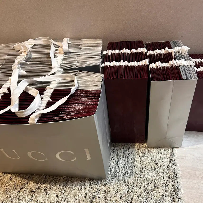 [BUNJANG] Gucci Shopping Bag Set / 구찌쇼핑백
