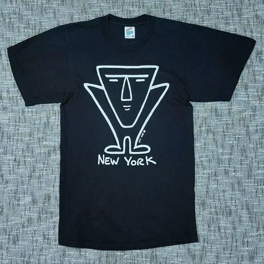 [BUNJANG] JERZEES 90s New York Graphic Single Stitch T-Shirt / [XS] 90s JERZEES  싱글스티치 뉴욕 그래픽 티셔츠 (USA)