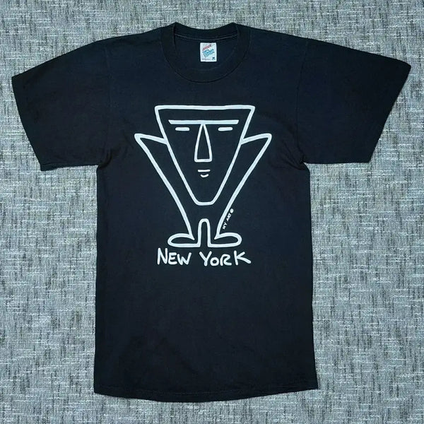 [BUNJANG] JERZEES 90s New York Graphic Single Stitch T-Shirt / [XS] 90s JERZEES  싱글스티치 뉴욕 그래픽 티셔츠 (USA)