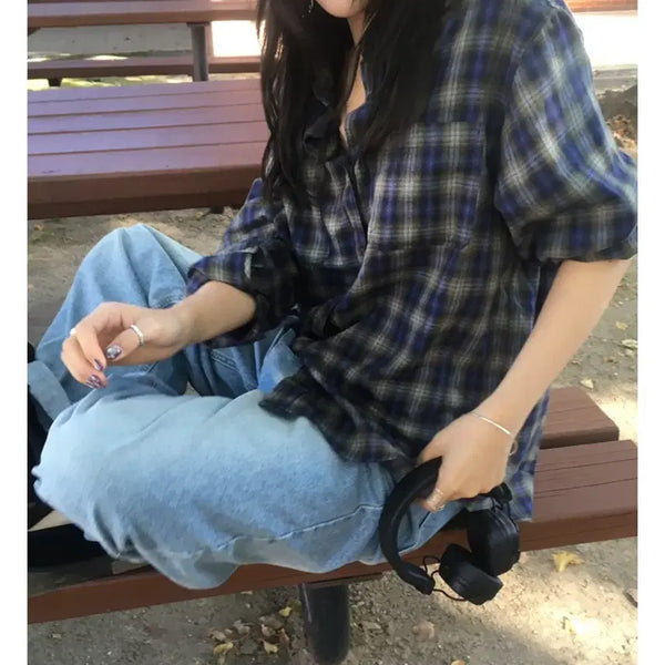 [BUNJANG] LE DOCI Oldy Check Shirt / LE DOCI 이도씨 올디 체크셔츠