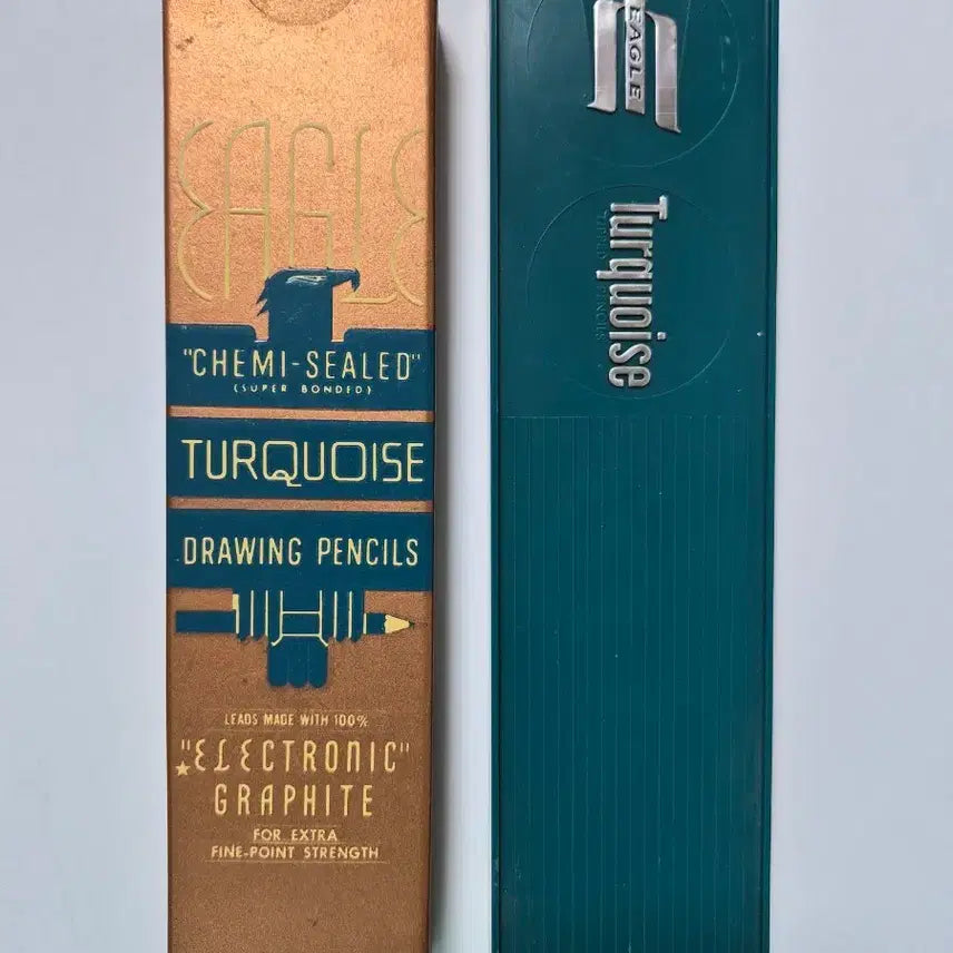 [BUNJANG] Vintage Eagle Turquoise 2H Pencils (2 Dozen) / 빈티지 이글 터쿼이즈 연필 경도 2h 2다스