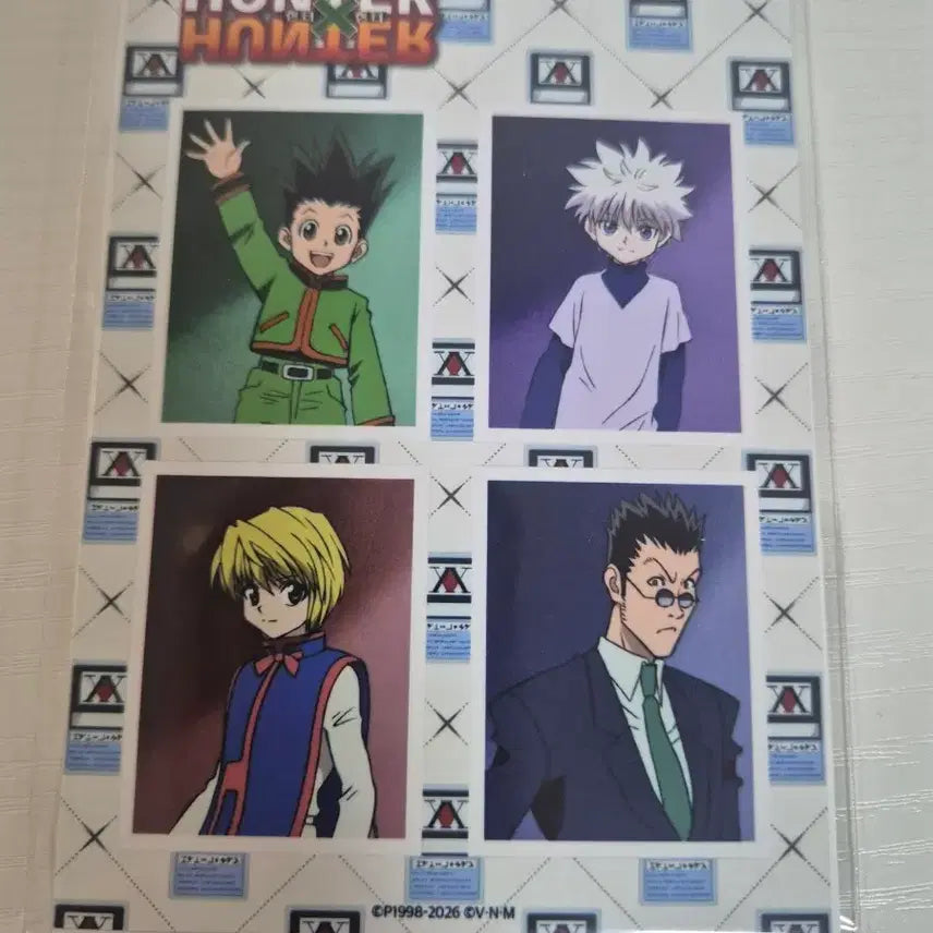 [BUNJANG] Hunter x Hunter Hunter Exam Arc Proof Photos Gon, Killua, Leorio, Kurapika (Sealed) / [미개봉] 헌터헌터 헌터시험편 증사 곤 키르아 레오리오 크라피카