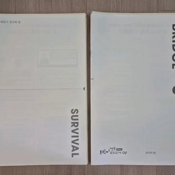 [BUNJANG] 2025 Political Science and Law Mock Exams - Sadae Injae (26 Papers) / 2025 정치와법 모의고사 시대인재 정법 모의고사 [26회분]