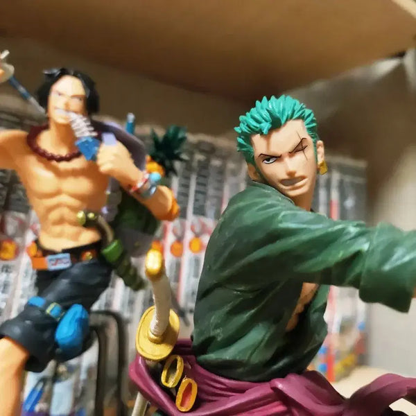 [BUNJANG] Bandai One Piece Zoro & Ace Figure Set (Yozou Monogatari, Mania Magazine) / 원피스 피규어 반다이 일괄 조로 조형이야기 에이스 매니아 매거진