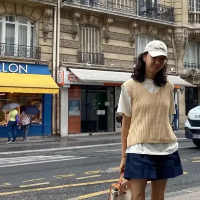 [BUNJANG] Simplement Studio Simpmung Arita Knit Sleeveless Vest / 심플먼트 스튜디오 심플멍 Arita Knit 니트 나시 베스트