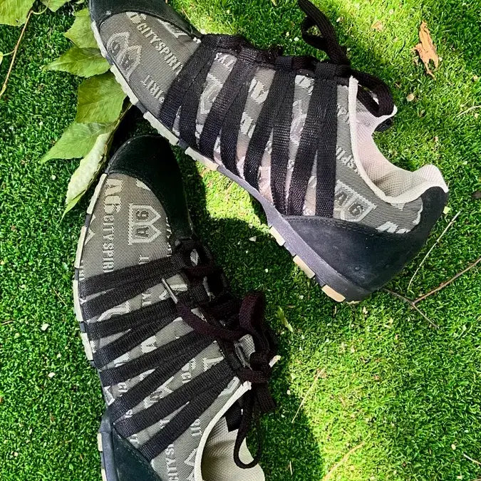 [BUNJANG] Cityspirit Black Pattern Sneakers / CITYSPIRIT 블랙 패턴 운동화