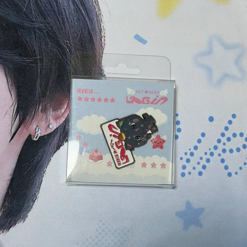 [BUNJANG] NCT WISH Riku Kuri Login MD Pin Badge / 엔시티 위시 NCT WISH 로그인 엠디 리쿠 쿠리 핀뱃지
