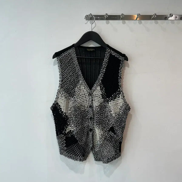 [BUNJANG] Vintage Pattern Crochet Vest / 빈티지 패턴 크로셰 베스트