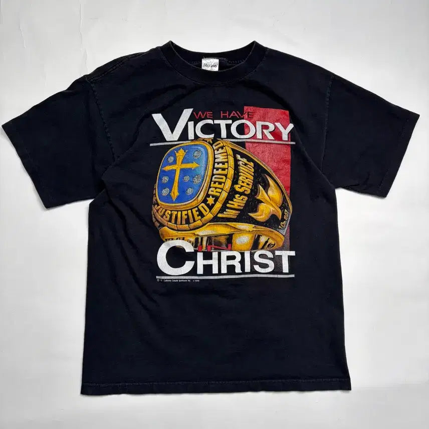[BUNJANG] 90s Jesus Tee (Black) - Size L / 90s Jesus Tee (black)