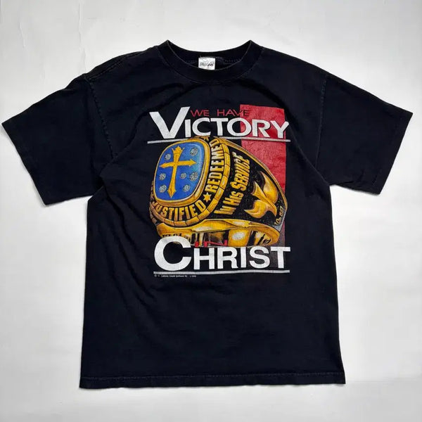 [BUNJANG] 90s Jesus Tee (Black) - Size L / 90s Jesus Tee (black)