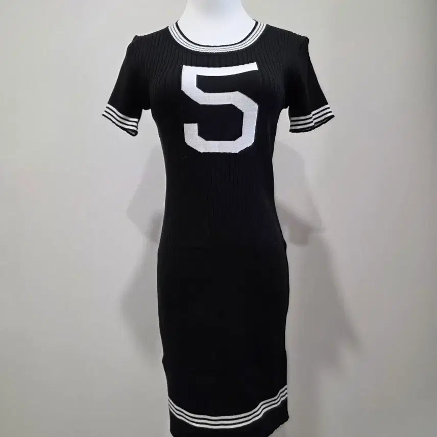 [BUNJANG] Black Knit Midi Dress One Size / 블랙 니트 원피스 프리사이즈 55추천 새제품