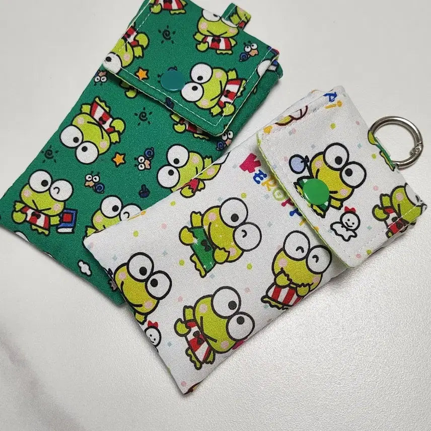 [BUNJANG] Keroppi Keychain Lip Pouch / 케로피 키링 립파우치