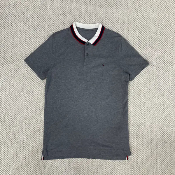 [BUNJANG] Tommy Hilfiger Men's Short Sleeve Polo Shirt / 타미힐피거 반팔 카라티셔츠