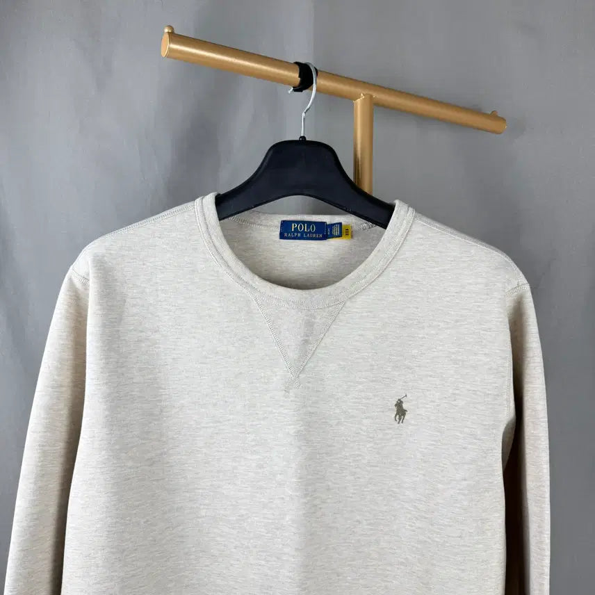 [BUNJANG] Polo Ralph Lauren Oatmeal Sweatshirt L / L ) 폴로랄프로렌 오트밀 맨투맨