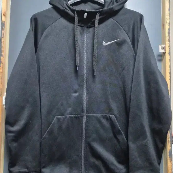 [BUNJANG] Nike Black Full-Zip Hoodie - Size 2XL / 2xl 나이키 블랙 후드 집업